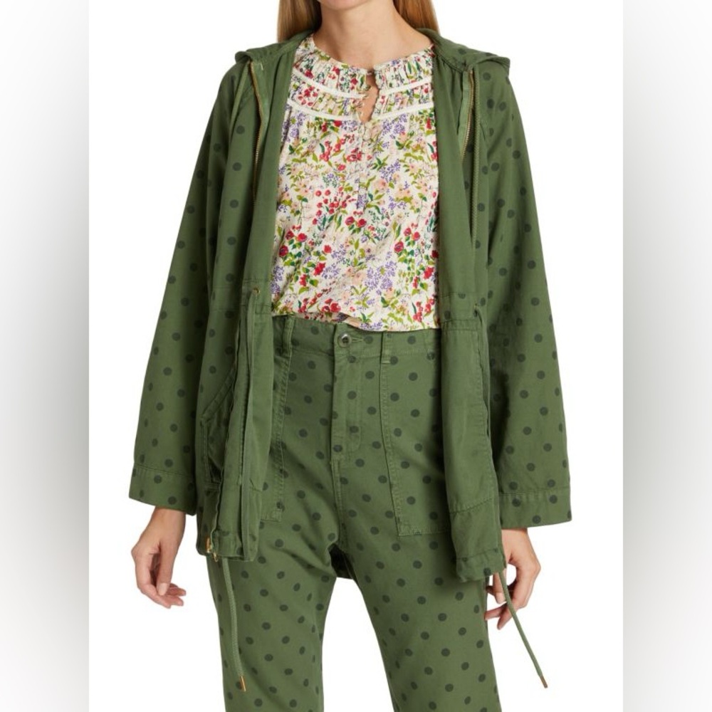 THE GREAT. The Long Polka Dot Jacket Size 1 Small - Picture 5 of 12